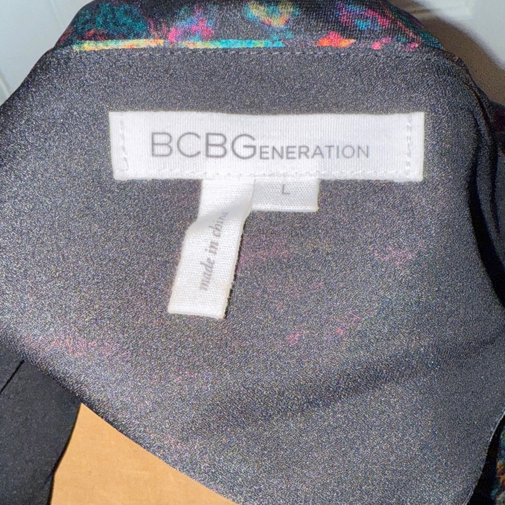 Bcbgeneration Black And Multicolored Mini Dress - image 4